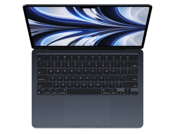 Apple MacBook Air 13 2022, M2 (8c CPU, 10c GPU), RAM 24 ГБ, SSD 1 ТБ, Apple graphics 10-core, macOS, английская раcкладка (KB-US), Midnight (Тёмная ночь), Z1600054Q