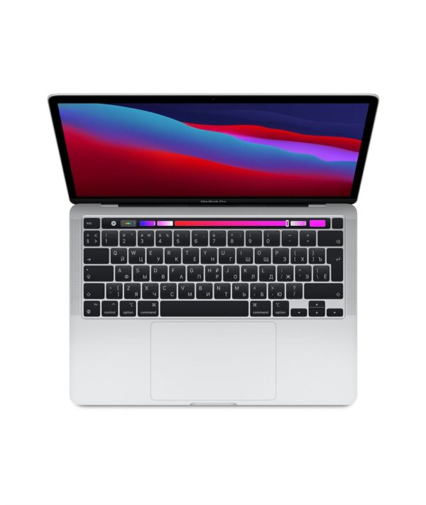 Apple MacBook Pro 13 2020, M1 (8c CPU, 8c GPU), RAM 8 ГБ, SSD 512 ГБ, Apple graphics 8-core, macOS, русская раскладка (KB-RU), Silver (Серебристый) MYDC2RU